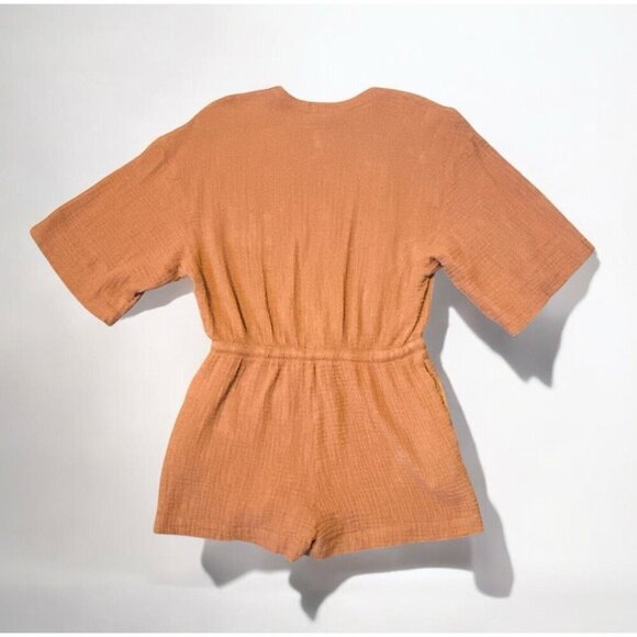 Z Supply Romper Womens XS Zephyr Gauze Brown - Picture 4 of 6